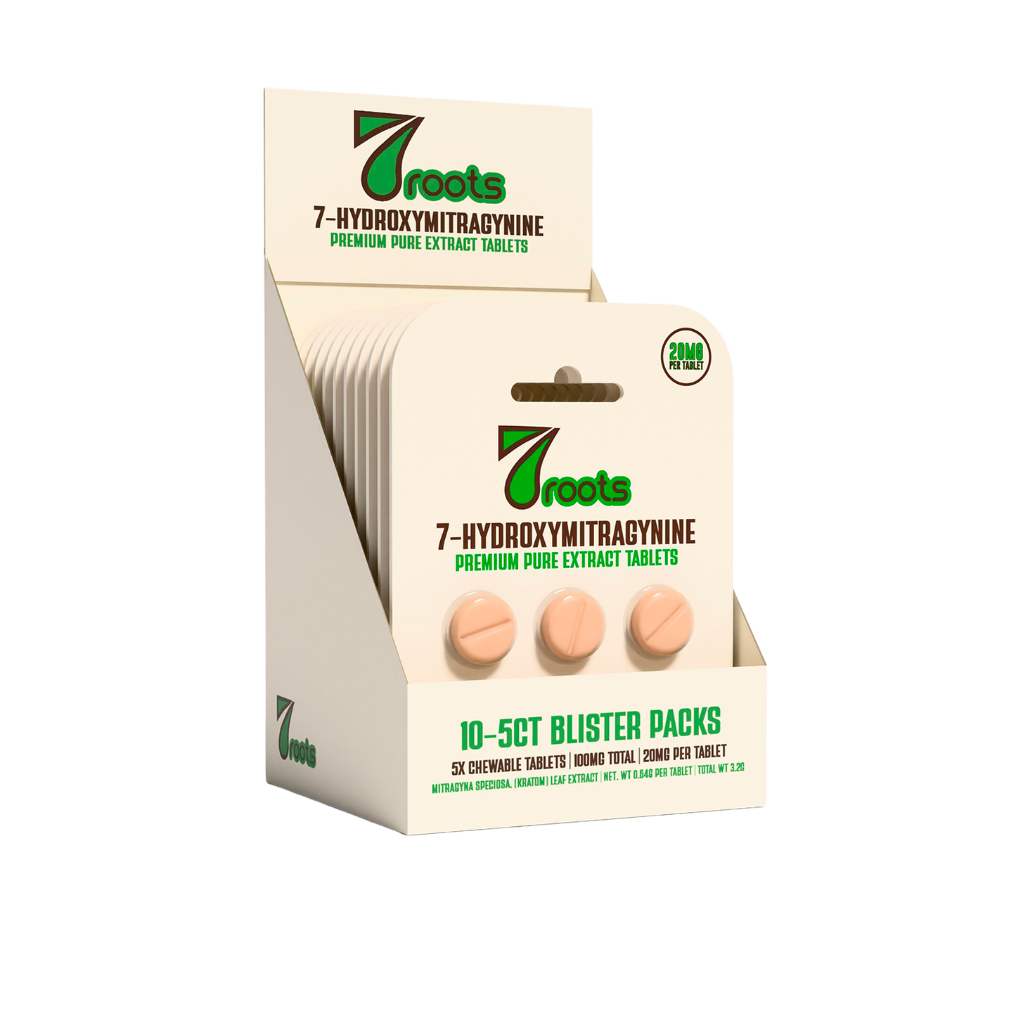 7Roots 20mg 5ct** 10pack