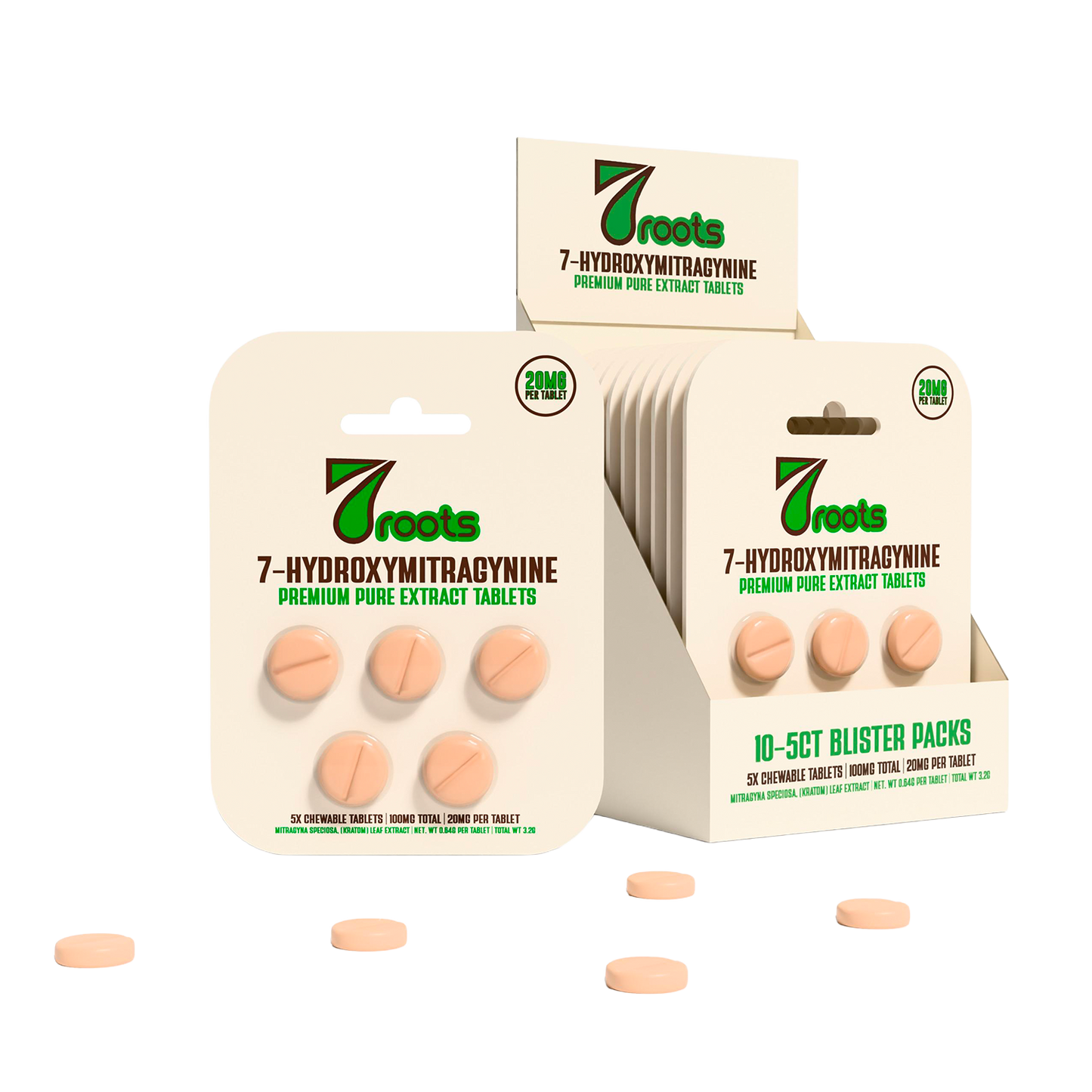 7Roots 20mg 5ct** 10pack