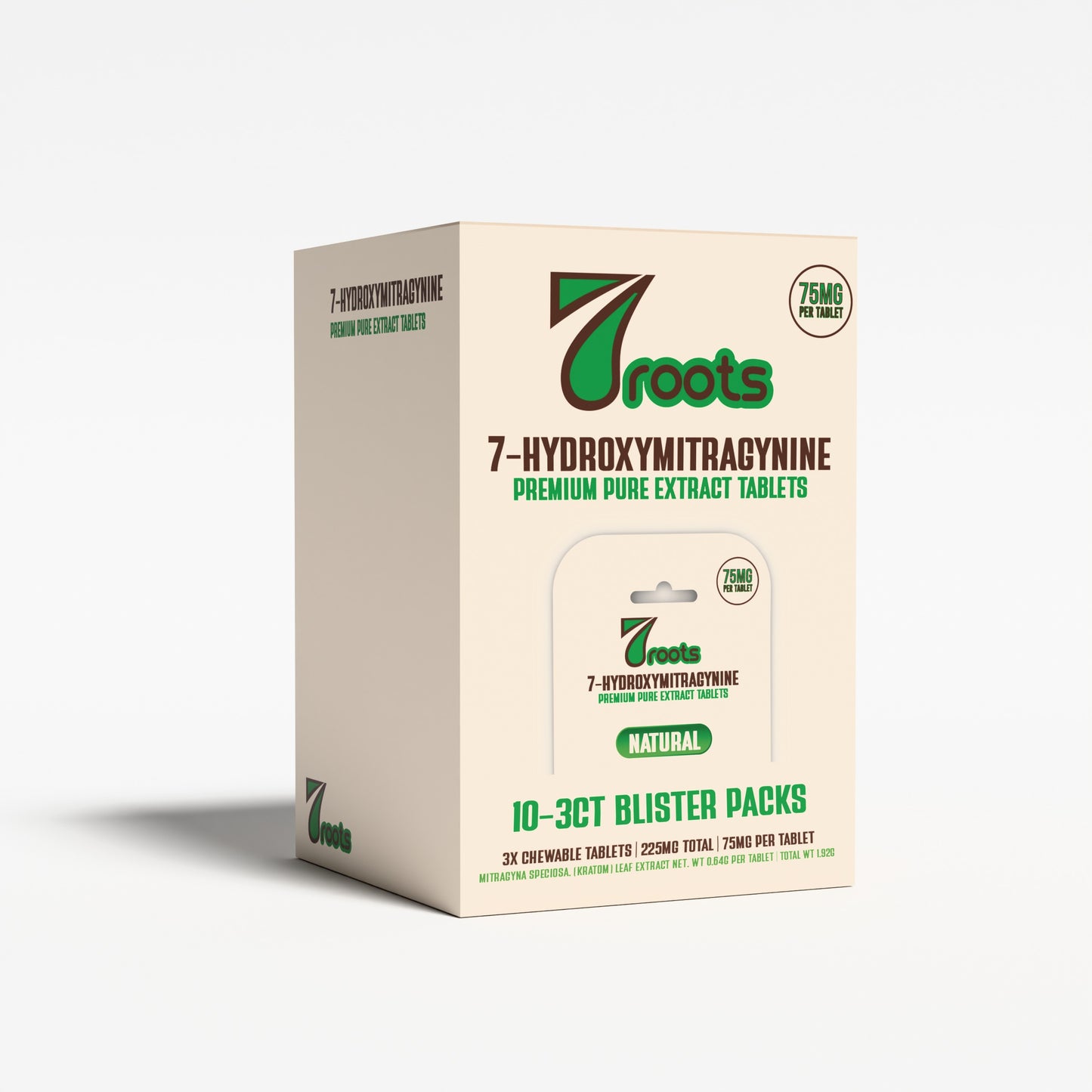 7Roots 75mg 3ct** 10pack